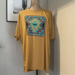 Texas True xl mustard yellow tee